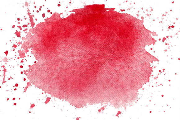 Colorful Isolated Watercolor Splatter