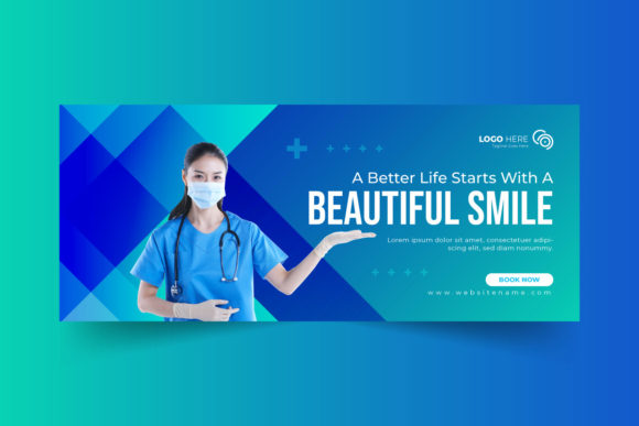 Dental Healthcare Facebook Cover Template
