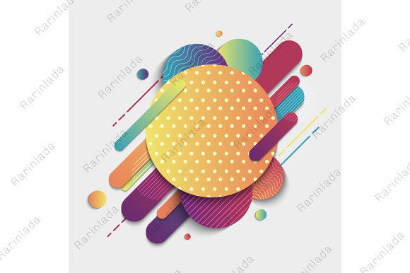 Dynamic Abstract Colorful Geometric Line Patterns