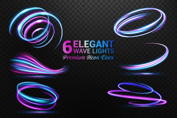 Elegant Wave Light Set for Creative Professionals