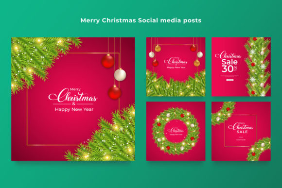 Merry Christmas Template Vector Bundle: A Strategic Tool for Creative and Business Success