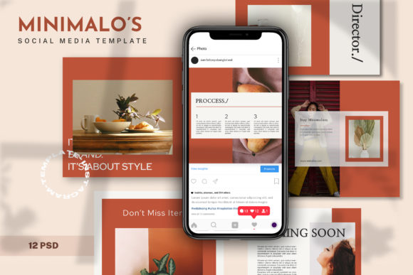 Minimalo’s Social Media Template: A Streamlined Approach to Visual Content Creation