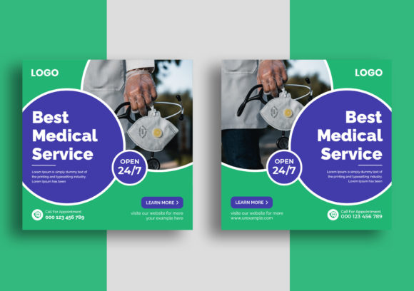 Streamlining Healthcare Marketing with a Professional Medical Social Media Post Template Design