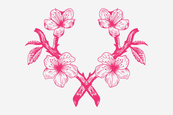 Unlocking the Beauty of Cherry Blossom Line Art Floral Elements for Modern Design